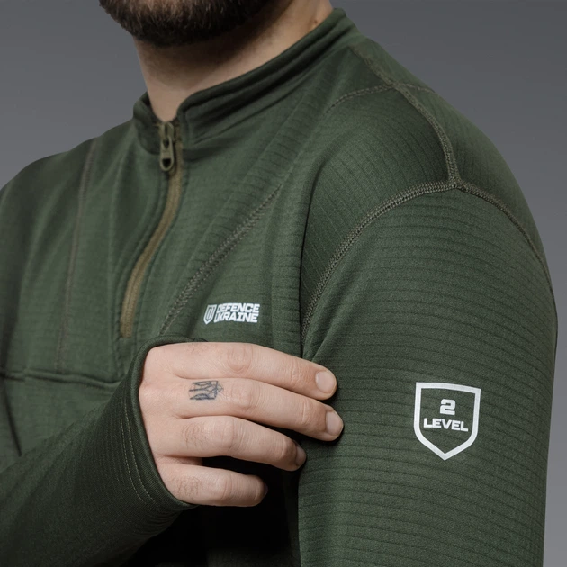 Термофутболка с длинным рукавом Arctic Shield Olive XXL, второй уровень утепления - изображение 9