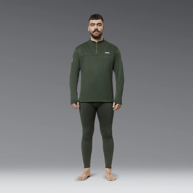 Термофутболка с длинным рукавом Arctic Shield Olive XXL, второй уровень утепления - изображение 4