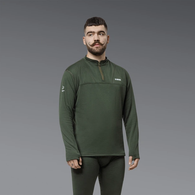 Термофутболка с длинным рукавом Arctic Shield Olive XXL, второй уровень утепления - изображение 7