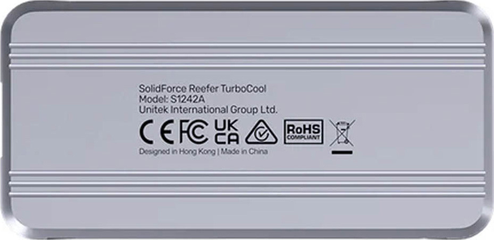 Kieszeń zewnętrzna Unitek SolidForce Reefer TurboCool USB4 40Gbps M.2 SSD Grey (S1242AGY01-EU) - obraz 5