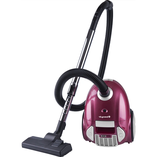 Пылесос для сухой уборки с мешком ViLgrand VVС1852 Cherry - Фото 1 Пылесос для сухой уборки с мешком ViLgrand VVС1852 Cherry - изображение 1