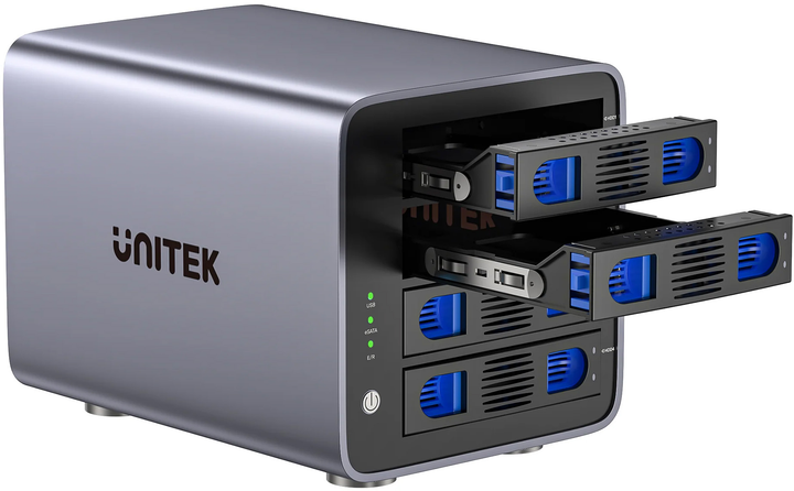 Зовнішня кишеня Unitek для SSD/HDD 4 x SATA 2.5"/3.5" (S1301AGY01-EU) - зображення 3
