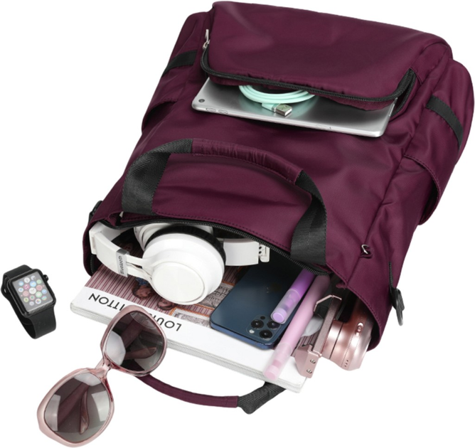 Torba na laptopa Tigernu T-S8169 14.1" Burgundy (T-S8169) - obraz 3