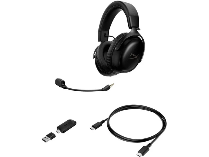 Наушники игровые беспроводные HyperX Cloud III S Wireless (A59YZAA) черные - изображение 7