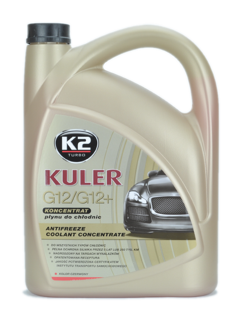 Жидкость охлаждающая концентрат K2 Kuler Long Life G12 красная 5 л (T215C) - изображение 2