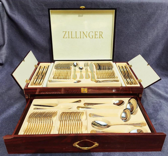 Набор столовых приборов Zillinger ZL-710GS Versace 72 предмета в
