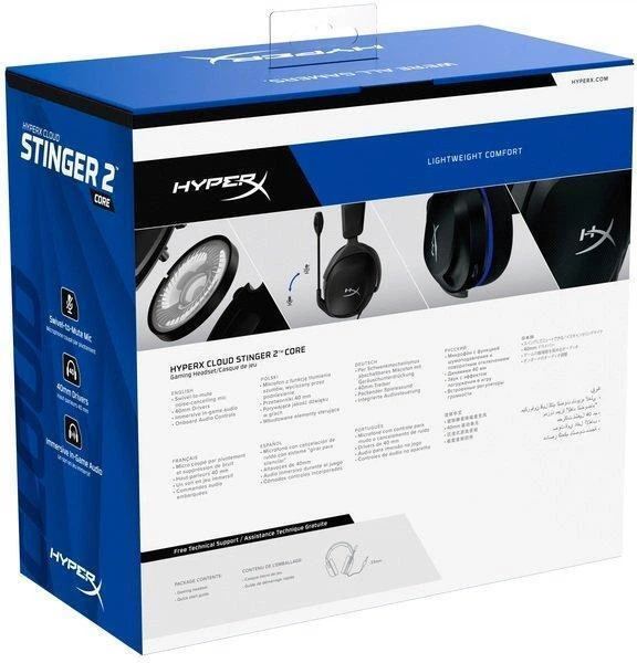 Наушники с микрофоном HyperX Cloud Stinger 2 Core PS5 Black (6H9B6AA) - изображение 10