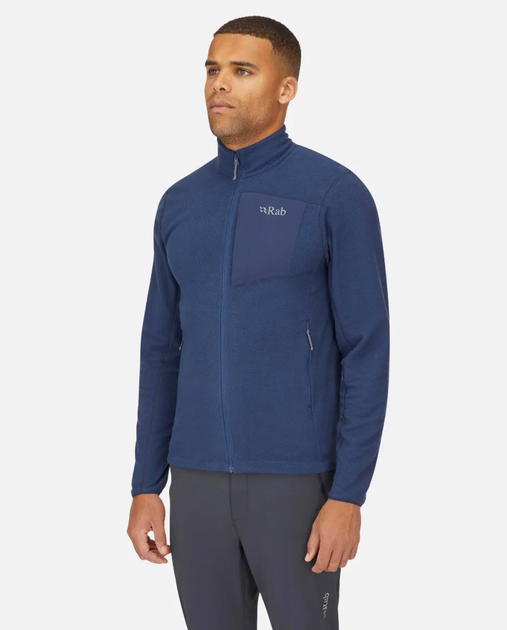 Кофта мужская флисовая Rab Tecton Jacket, Deep Ink, M (RB QFG-03-DIK-MED) - Фото 5 Кофта мужская флисовая Rab Tecton Jacket, Deep Ink, M (RB QFG-03-DIK-MED) - изображение 5
