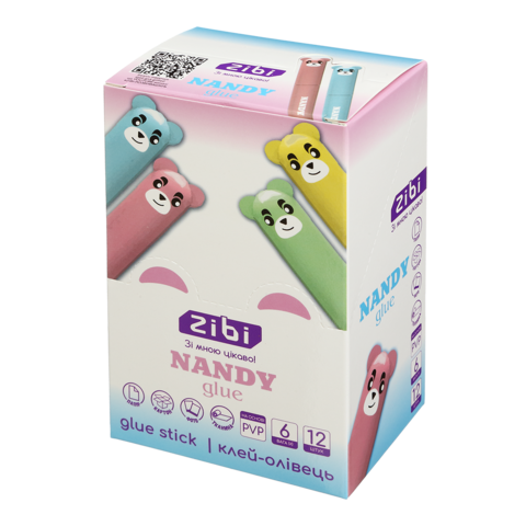 Клей-олівець 6г ZiBi 6306 NANDY PVP (12) /ZB.6306/ - изображение 3
