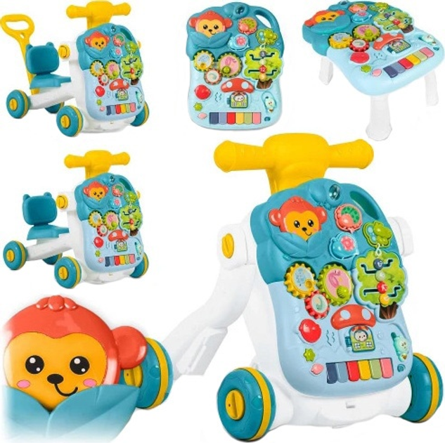 Stolik edukacyjny Ricokids 5 w 1 781500 Zielony (5903890610241) - obraz 1