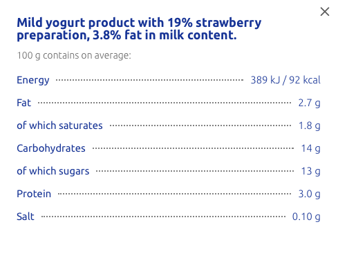 Йогурт Ehrmann Almighurt клубника 500г - изображение 3