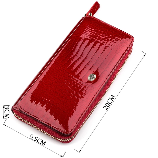 Кошелек женский ST Leather 18436 (S7001A) вместительный Красный - изображение 3