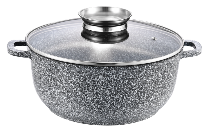 Каструля GT-2604-20 покриття CERAMIC SNOW (20x8,5 cм) 2,3 л Gusto