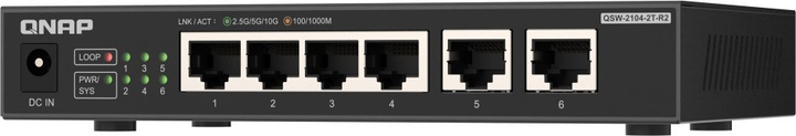 Комутатор QNAP QSW-2104-2T-R2 - зображення 5
