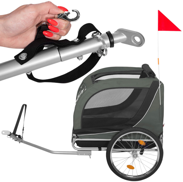 Przyczepka rowerowa dla psa Springos HA5259 (5907719476278) - obraz 9