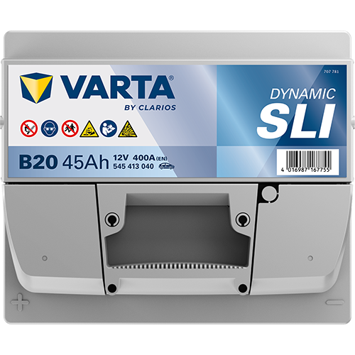 Автомобильный аккумулятор Varta Dynamic SLI 45А (+/-) B20 (400EN) (545413040) - изображение 3