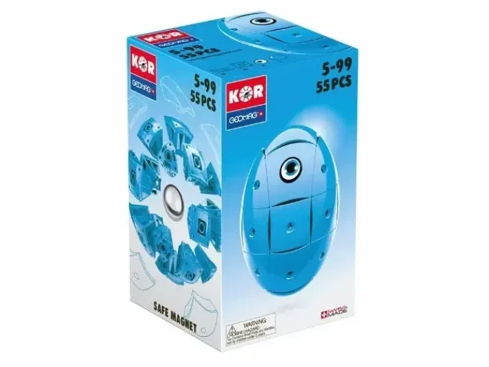 Магнитный конструктор KOR Pantone Blue, Geomag (PF.800.673.00), 55 дет. - Фото 1 Магнитный конструктор KOR Pantone Blue, Geomag (PF.800.673.00), 55 дет. - изображение 1
