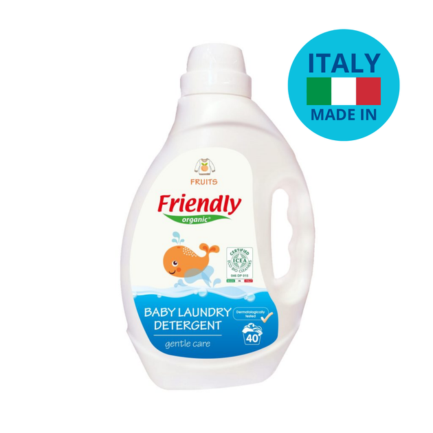 Органічний рідкий пральний засіб з ароматом фруктів Friendly Organic 2000 мл (40 прань) - зображення 7