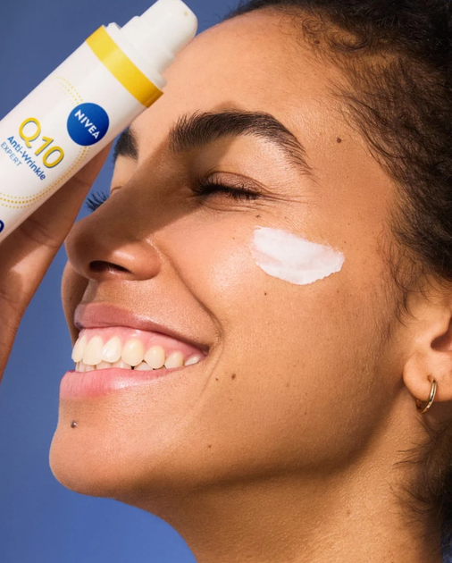 Крем-флюїд Nivea Q10 Daily Uv Spf50 проти зморщок 40 мл (5900017099194) - зображення 5