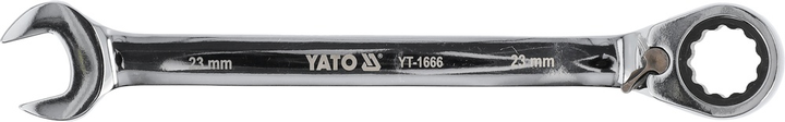 Klucz płasko-oczkowy YATO z grzechotką 23 mm (YT-1666) - obraz 1