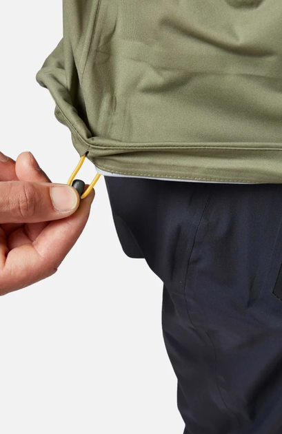 Куртка мужская мембранная Rab Kinetic 2.0 Jacket, Light Khaki, M (RB QWG-74-LKH-MED) - Фото 6 Куртка мужская мембранная Rab Kinetic 2.0 Jacket, Light Khaki, M (RB QWG-74-LKH-MED) - изображение 6
