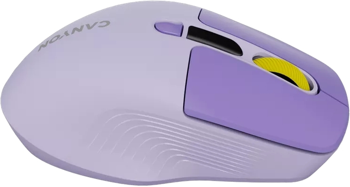 Миша Canyon MW-26 LCD Silent Wireless/Bluetooth Violet (CNS-CMSW26V) - зображення 7