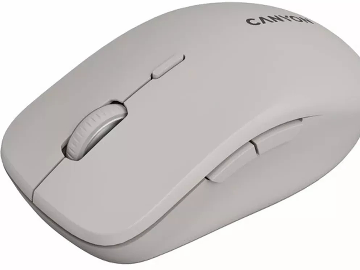 Миша Canyon MW-12 Silent Wireless/Bluetooth Beige (CNS-CMSW12BG) - зображення 2