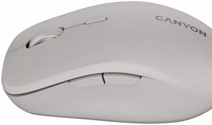 Миша Canyon MW-12 Silent Wireless/Bluetooth Beige (CNS-CMSW12BG) - зображення 3