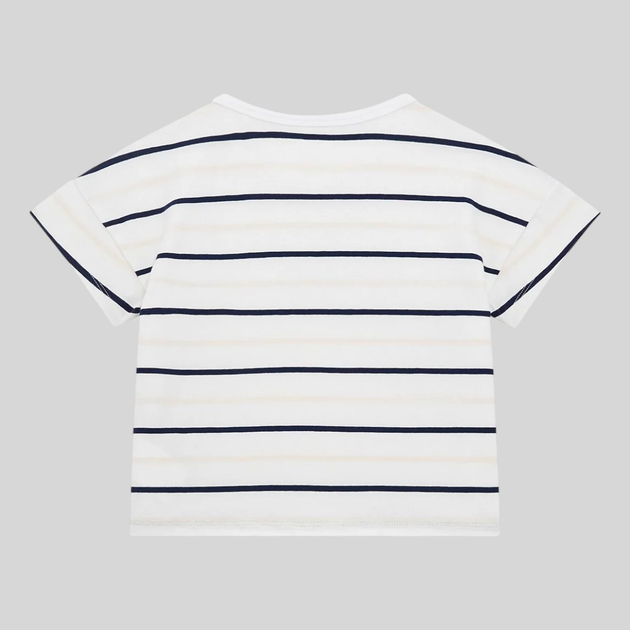 Детская укороченная футболка для девочки Guess 373999277 128 см Молочная (1159842145) - изображение 2