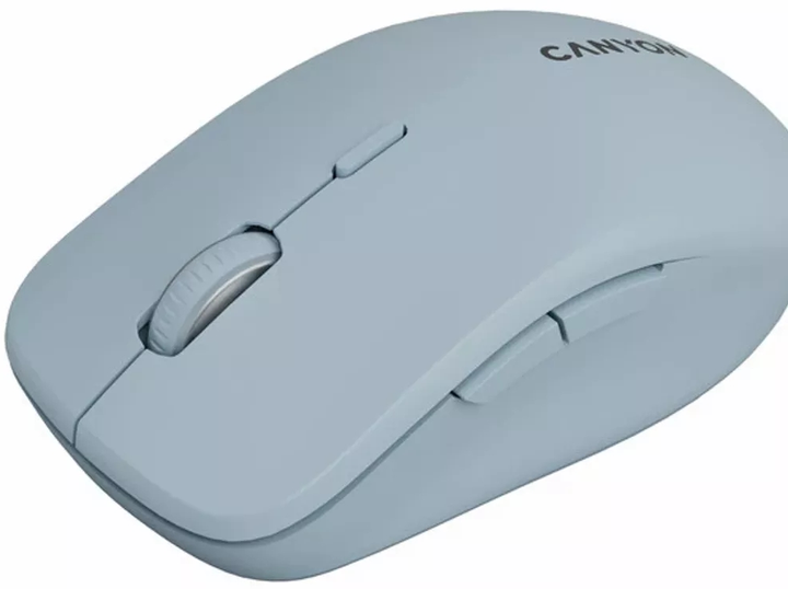Миша Canyon MW-12 Silent Wireless/Bluetooth Blue (CNS-CMSW12BL) - зображення 2