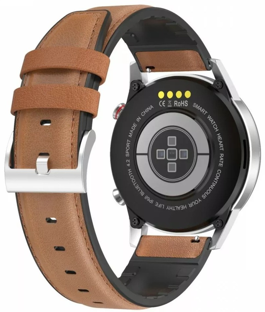 Смарт-годинник Oromed Smartwatch ORO Smart Fit 4 Brown (5907763679960) - зображення 4