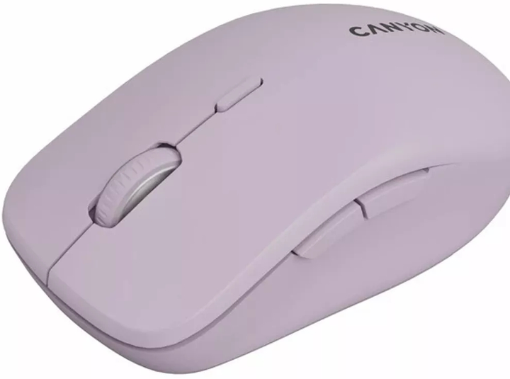 Mysz Canyon MW-12 Silent Wireless/Bluetooth Pink (CNS-CMSW12P) - obraz 2