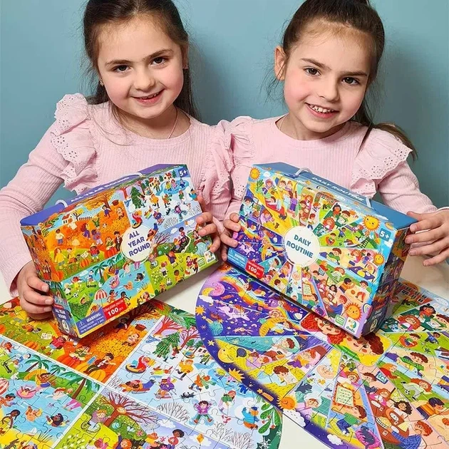 Набір пазлів Dodo Увесь рік 300607 + Розпорядок дня 300619 - изображение 7