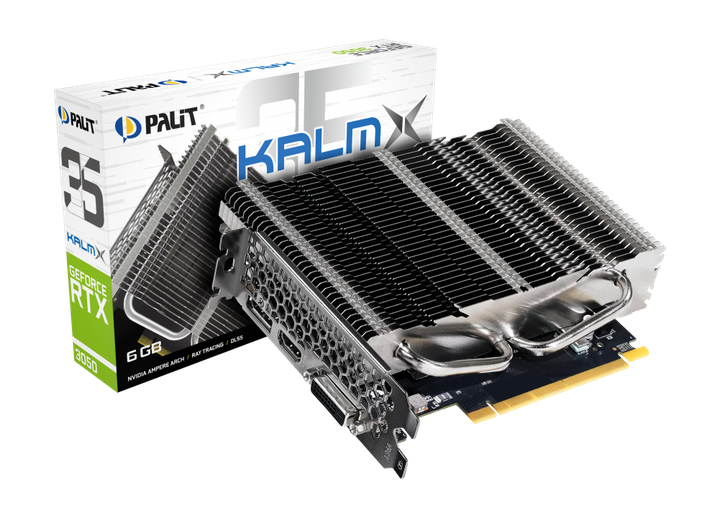 Видеокарта Palit GeForce RTX 3050 KalmX 6GB (NE63050018JE-1070H) - изображение 7