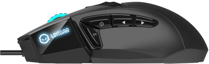 Миша Lorgar Stricter 579 RGB LCD USB Black (LRG-GMS579) - зображення 5