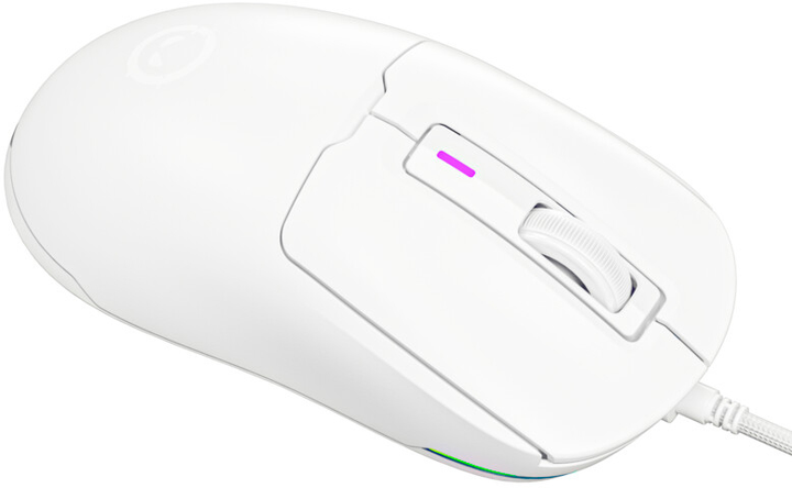 Mysz Lorgar MSA10 Ultralight Wired Gaming USB White (LRG-MSA10-WH) - obraz 6