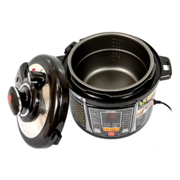 Мультиварка-скороварка Rotex REPC57-B , 900 Вт , 15 программ приготовления . - Фото 5 Мультиварка-скороварка Rotex REPC57-B , 900 Вт , 15 программ приготовления . - изображение 5