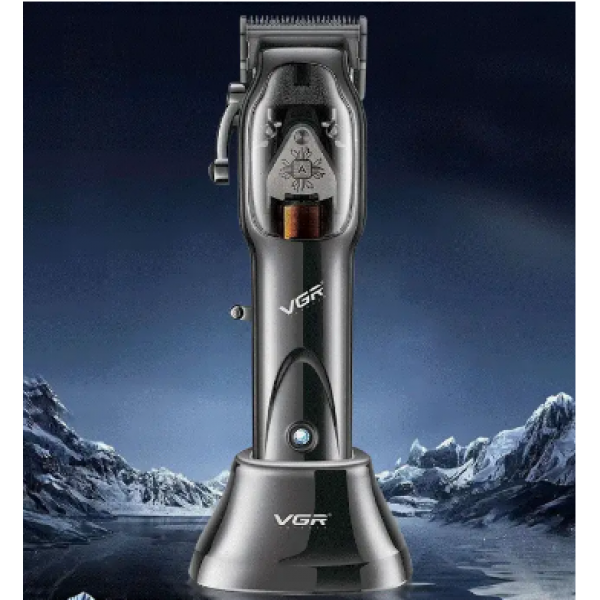 Машинка для стрижки с подставкой VGR Professional Black ( V - 653 ) - изображение 6