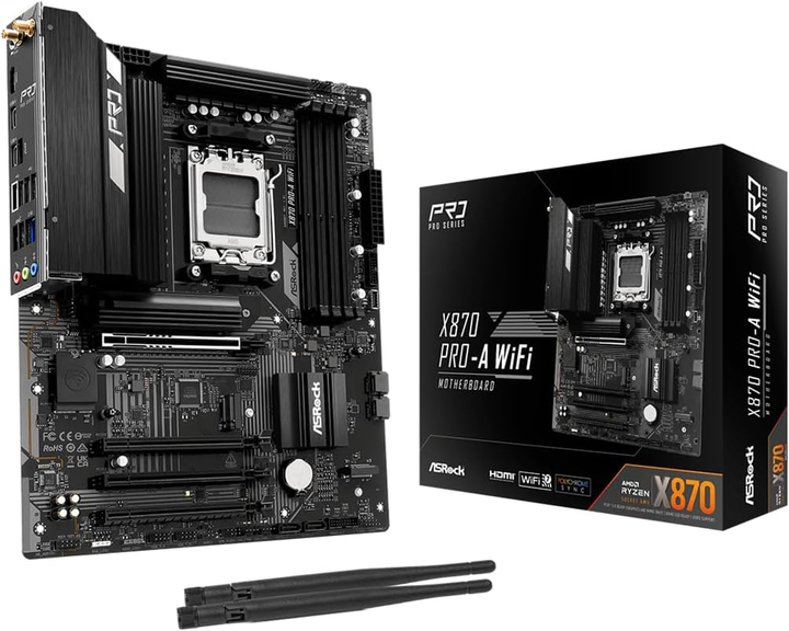 Материнська плата ASRock X870 Pro-A WiFi (sAM5, AMD X870, PCI-Ex16) - зображення 4