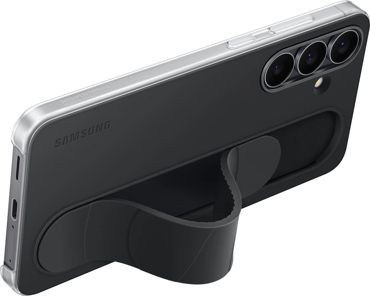 Etui plecki Samsung Standing Grip Case do Samsung Galaxy S25 FE Black (EF-GS731CBEGWW) - obraz 4
