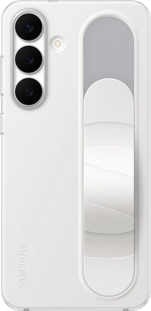 Панель Samsung Standing Grip Case для Samsung Galaxy S25 FE White (EF-GS731CWEGWW) - зображення 2