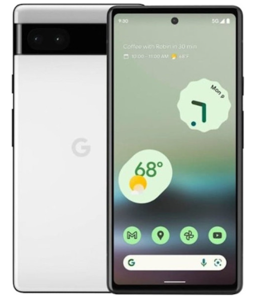 Смартфон Google Pixel 6a 6/128GB Chalk - Фото 1 Смартфон Google Pixel 6a 6/128GB Chalk - изображение 1