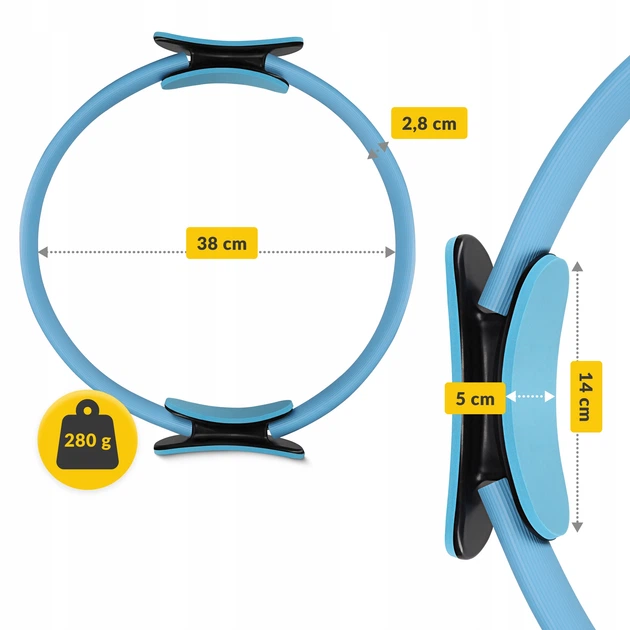 Кольцо для пилатеса 4FIZJO Pilates Ring Sky Blue (P-5907739313041) - изображение 6