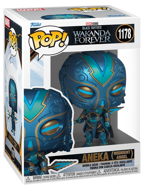 Фигурка Фанко Поп Марвел Черная Пантера Анека Funko Pop Marvel Black Panther Aneka 10 см (6934FB41374D) - изображение 3