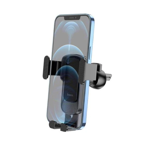 Автодержатель Hoco CA103 gravity Черно-Серый - Фото 6 Автодержатель Hoco CA103 gravity Черно-Серый - изображение 6