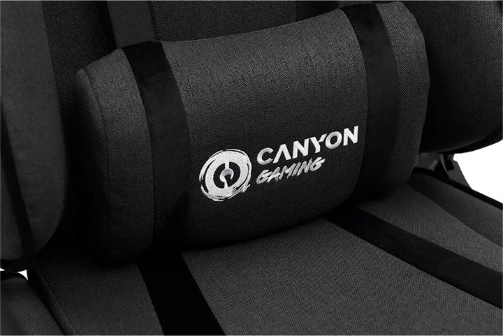 Крісло геймерське Canyon Crest FCH01 Fabric Grey (CNS-FCH01) - зображення 8