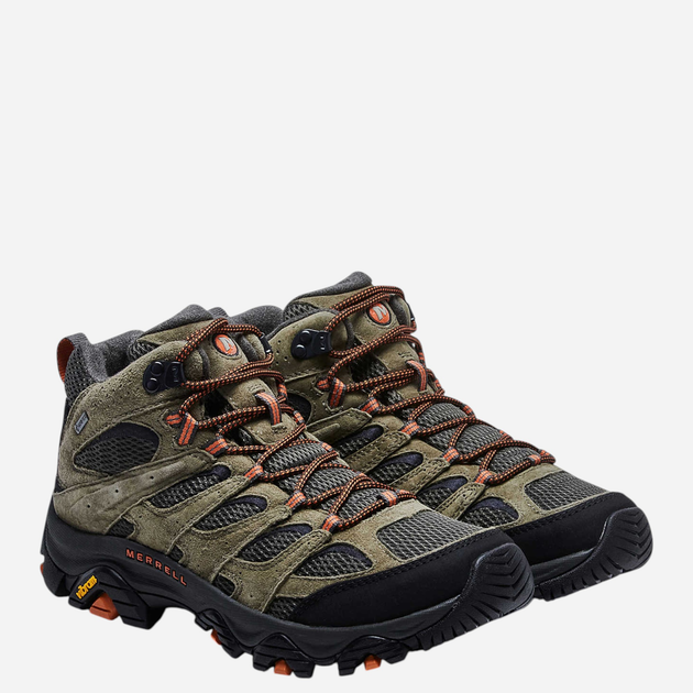 Buty trekkingowe męskie z Gore-tex Merrell Moab 3 Mid GTX J035791 44.5 (10UK) 28.5 cm Oliwkowe (194713933929) - obraz 2