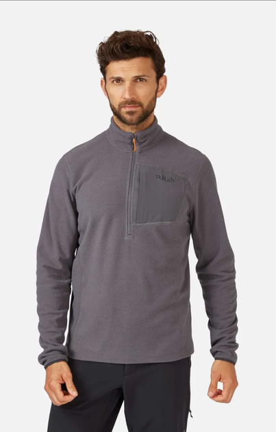 Кофта мужская флисовая Rab Tecton Jacket, Graphene, XL (RB QFG-03-GRH-XLG) - Фото 2 Кофта мужская флисовая Rab Tecton Jacket, Graphene, XL (RB QFG-03-GRH-XLG) - изображение 2