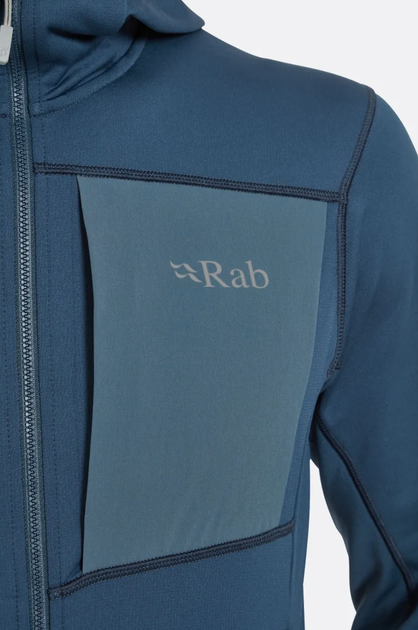 Кофта мужская флисовая Rab Superflux Hoody, Tempest Blue, М (RB QFG-13-TMB-MED) - изображение 5