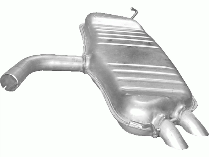 Глушитель Фольксваген Туран (Volkswagen Touran) 9 TDi TD 05/04- (30.148) Polmostrow - изображение 2